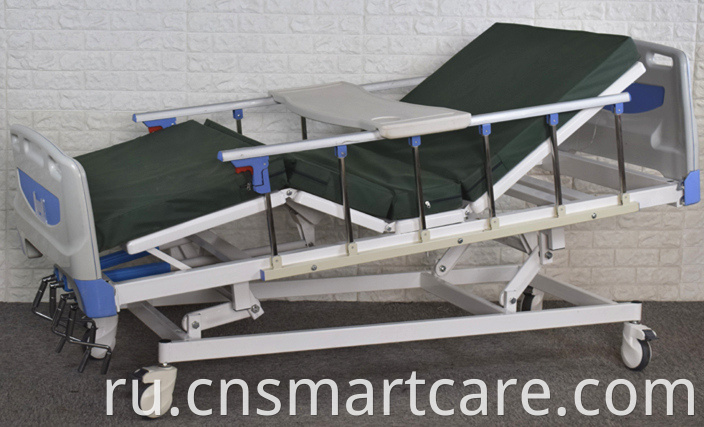 5 crank Foldable hospital bed